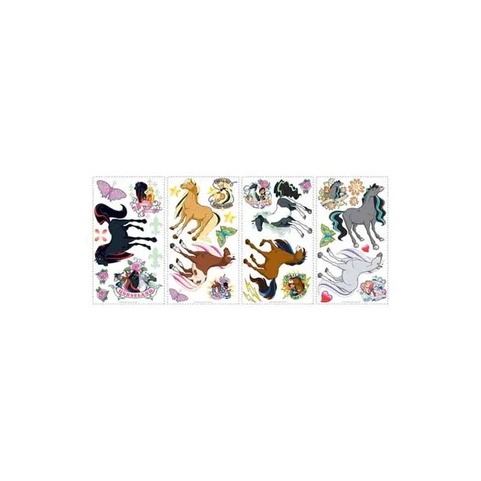 Pink Horseland Peel and Stick Appliques