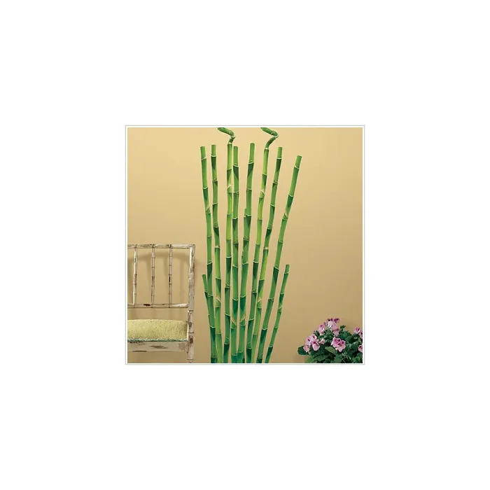 Natural Bamboo Peel and Stick Wall Decals