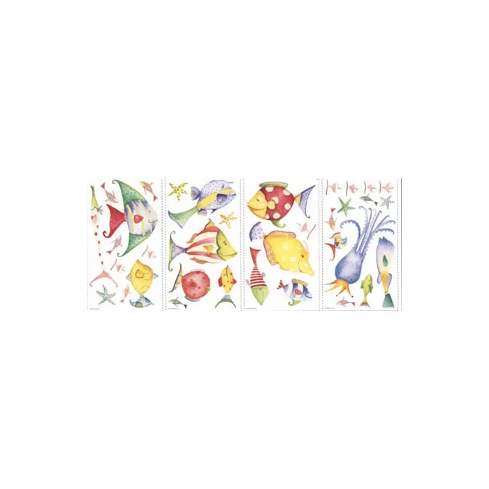 Sea Creatures Peel and Stick Wall Appliques