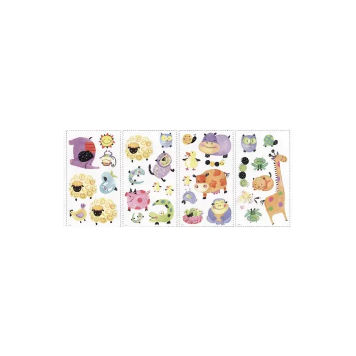 Polka Dot Piggy Peel and Stick Appliques