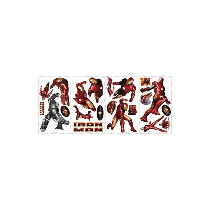 Iron Man Peel and Stick Appliques