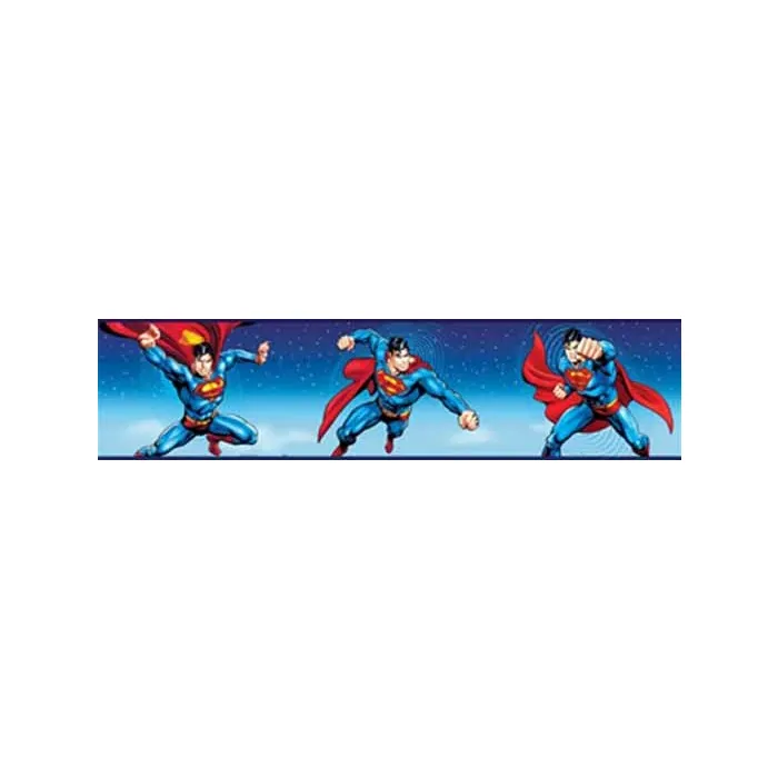Superman Day of Doom Peel and Stick Border