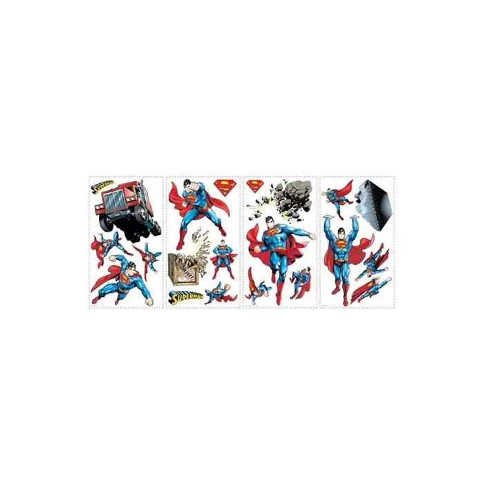 Superman Day of Doom Peel and Stick Appliques