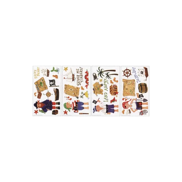Treasure Hunt Peel and Stick Wall Appliques