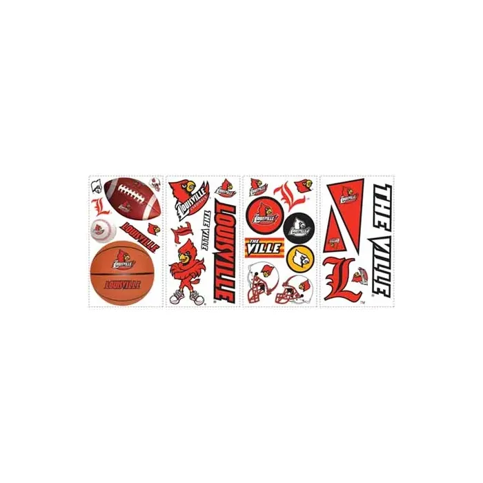 University of Louisville Peel and Stick Appliques