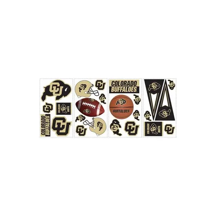 University of Colorado Peel and Stick Appliques