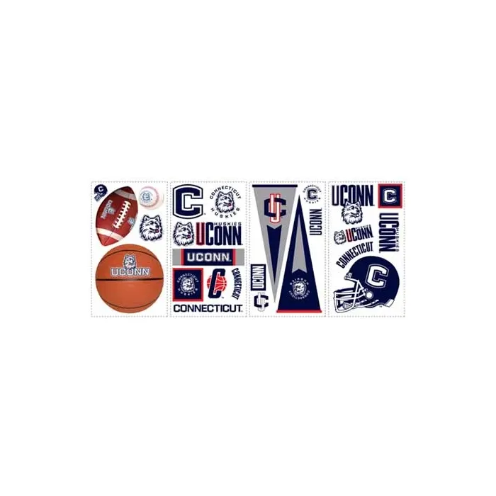University of Connecticut Peel and Stick Appliques