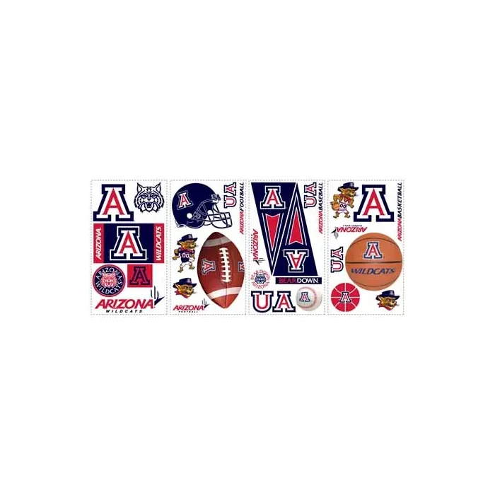 The University of Arizona Peel and Stick Appliques- 3