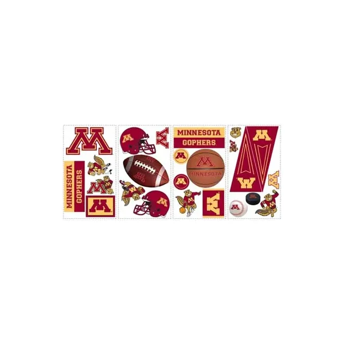 University of Minnesota Peel and Stick Appliques