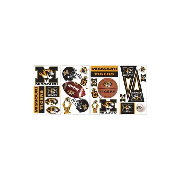 University of Missouri Peel and Stick Appliques