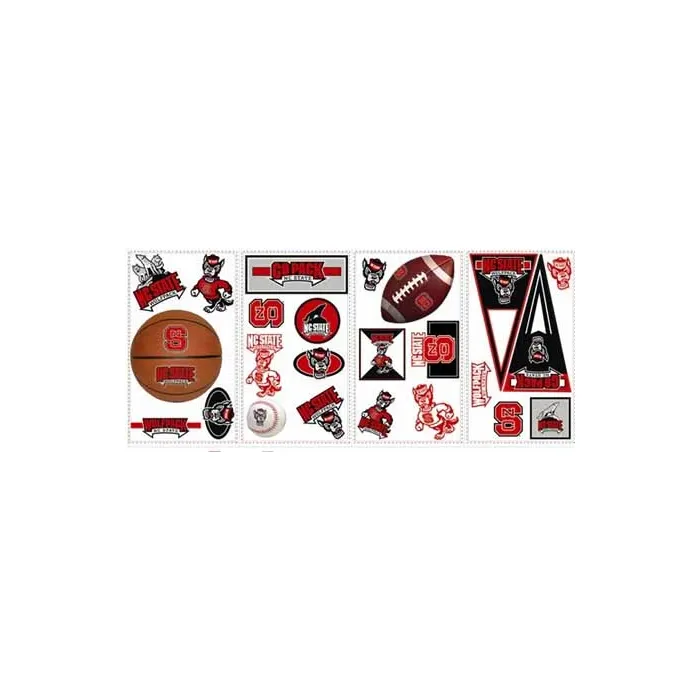 North Carolina State University Peel and Stick Appliques