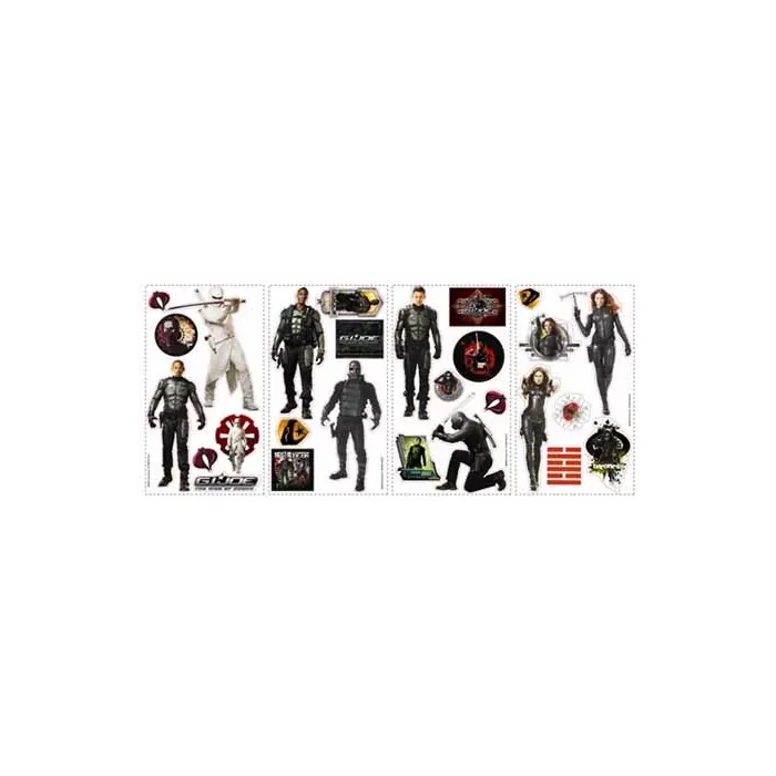 GI Joe Peel and Stick Wall Appliques