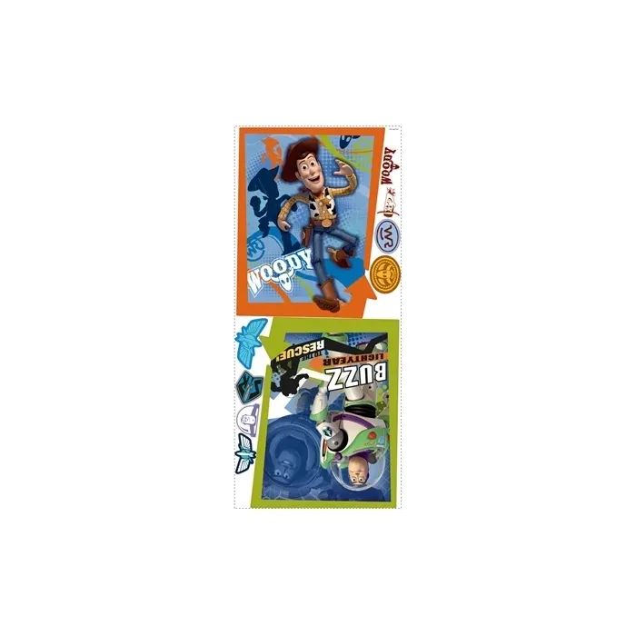 Disneys Buzz and Woody Peel and Stick Giant Mural
