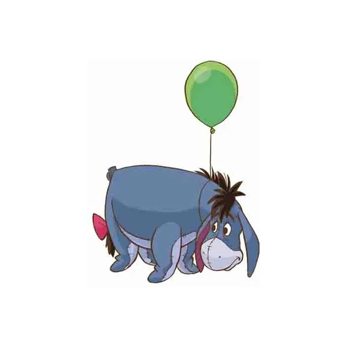Eeyore Peel and Stick Giant Mural