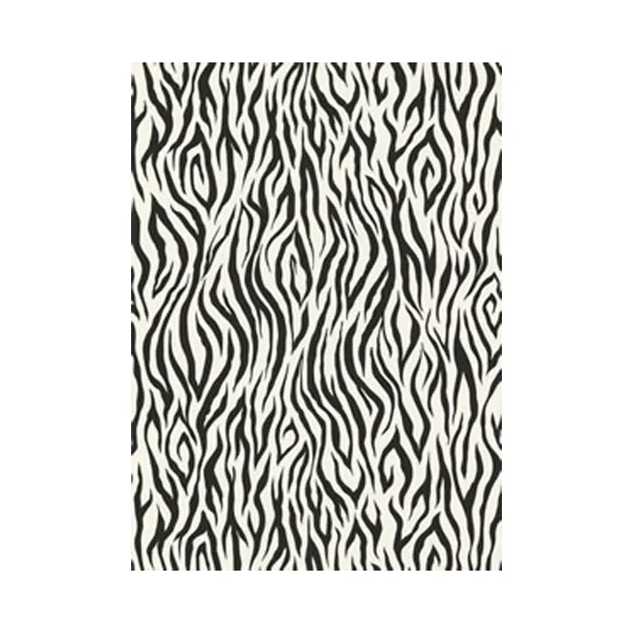 Black & White Zebra Stripe Wallpaper - York Wallcoverings