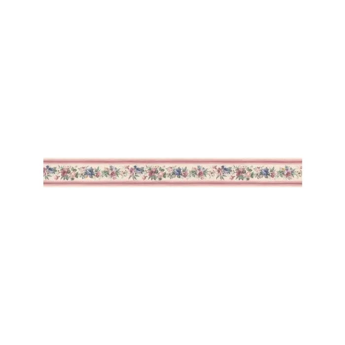 Mixed Flower Wallpaper Border ST77750B