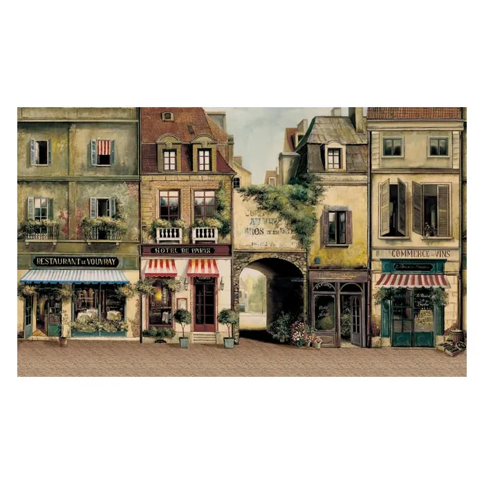 La Rue De Paris Wall Murals
