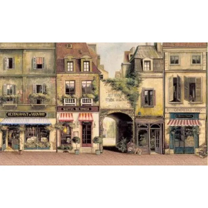 La Rue De Paris Wall Murals