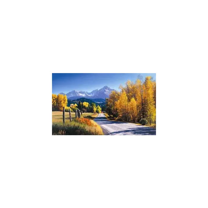 Autumn Landscape Chair Rail Wall Mural