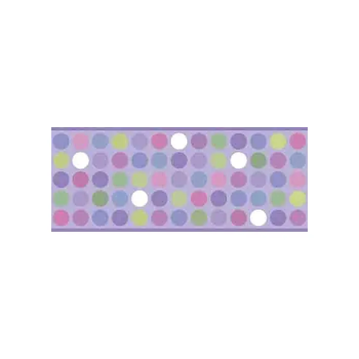 Purple Spot Polka Dot Wallpaper Border WK9383B