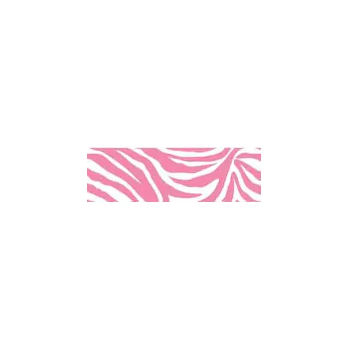 Flirt Pink Zebra Stripe Wall Pops Border- 2 left