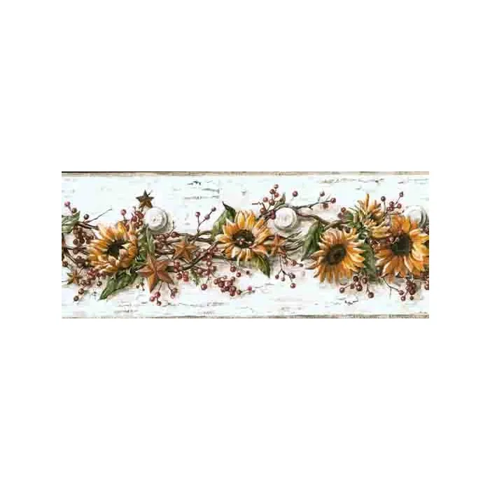 Pip Berry and Sunflower Wall Paper Border