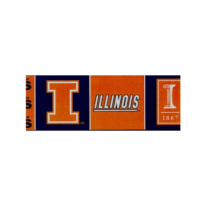 University of Illinois Wall Paper Border