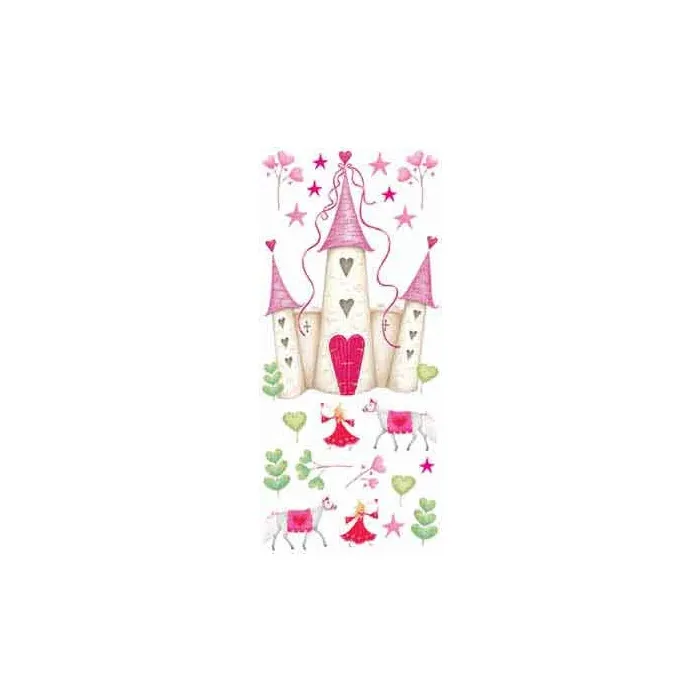 Princesses Castle Peel and Stick Mural