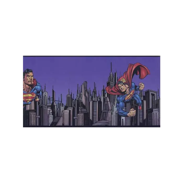 Action Superman Wallpaper Border