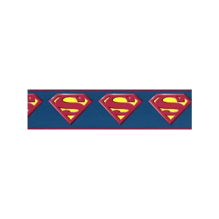 Superman Emblem Wallpaper Border