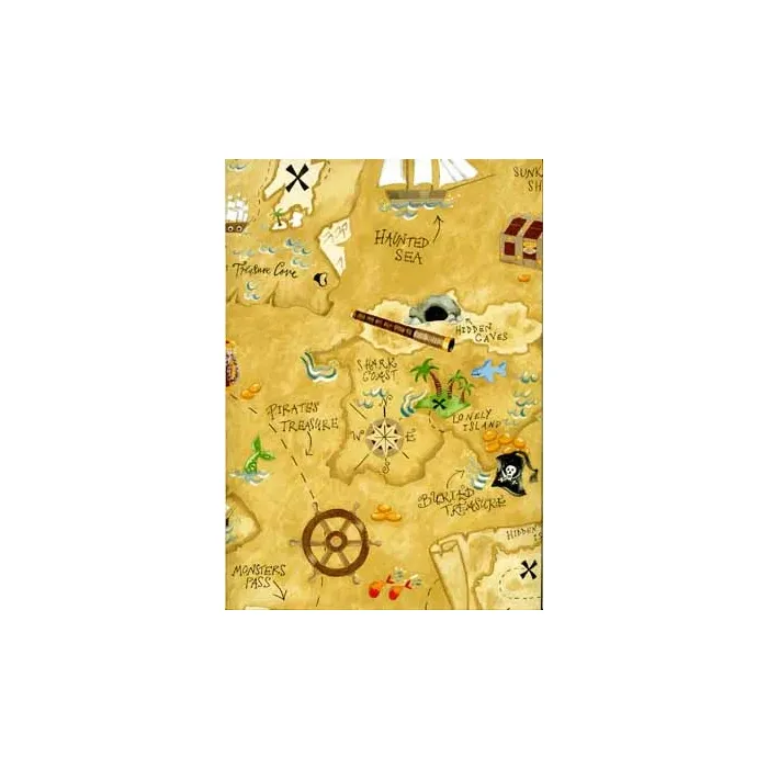 Pirates Treaure Map Wallpaper