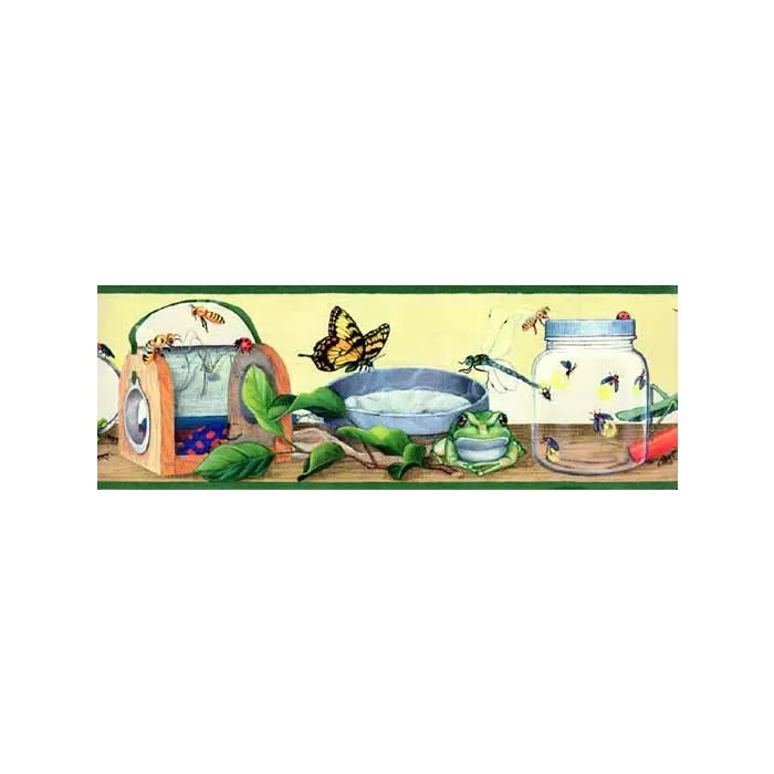 Bug Collecting Wallpaper Border
