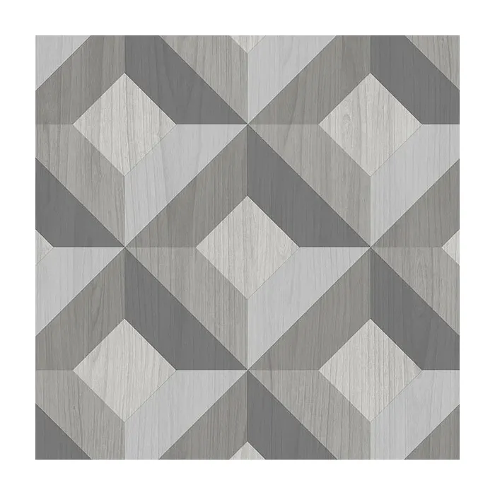 Dimensonal Diamonds Wallpaper Black Norwall Wallcovering CK36617