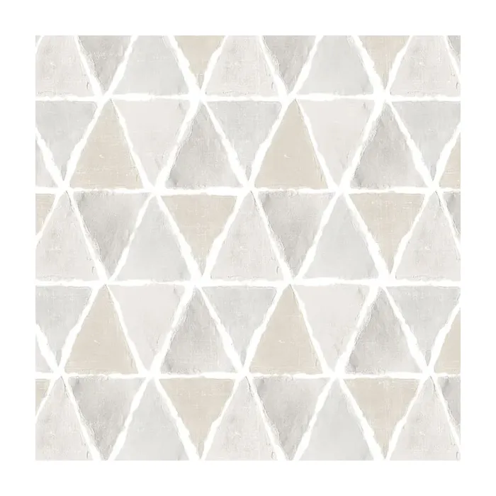 Kitchen Triangle Wallpaper Beige, Grey Norwall Wallcovering CK36637