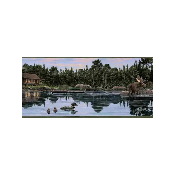 Cabin Fever Wallpaper Border