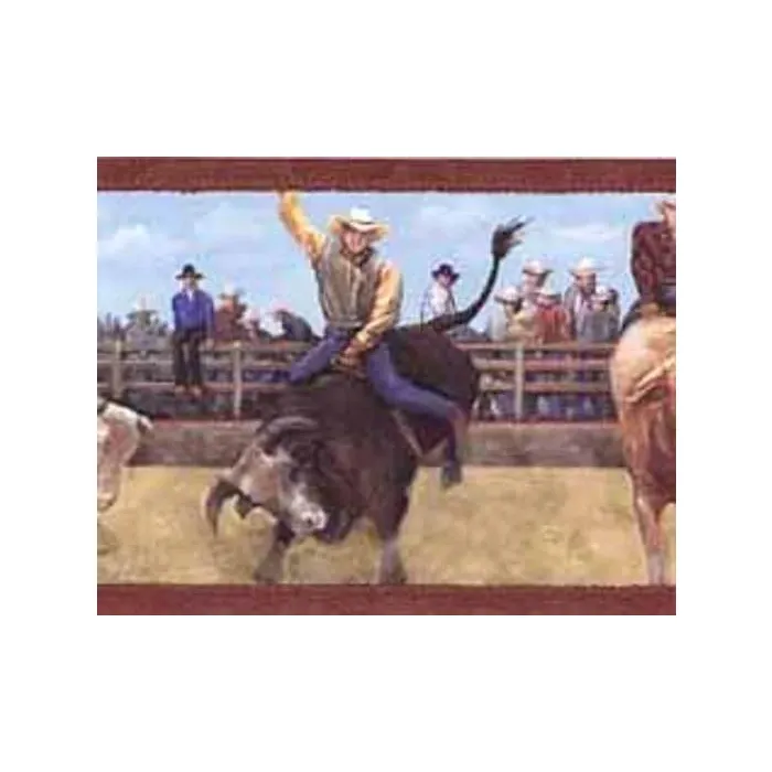 Bullriding Rodeo Wallpaper Border- 1 left