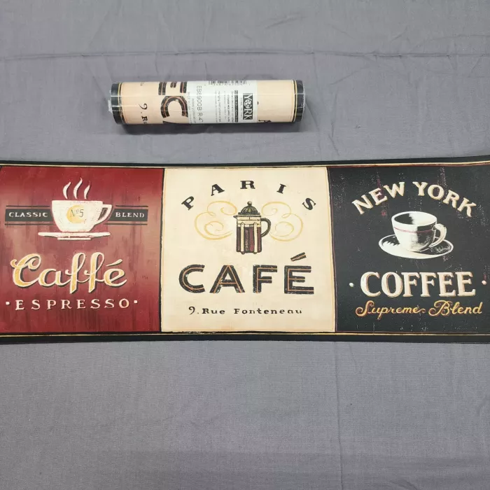 Supreme Blend Coffee Wallpaper Border- 