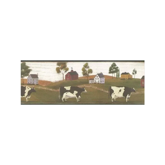 Dairy Farm Wallpaper Border HH28031B