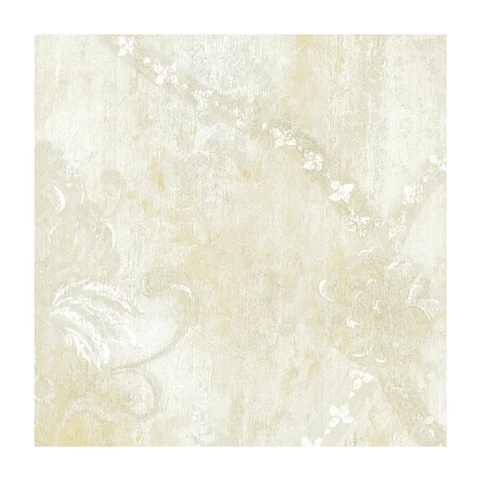 Regal Damask Wallpaper Pearl, Beige, White, Cream Norwall Wallcovering CS27332
