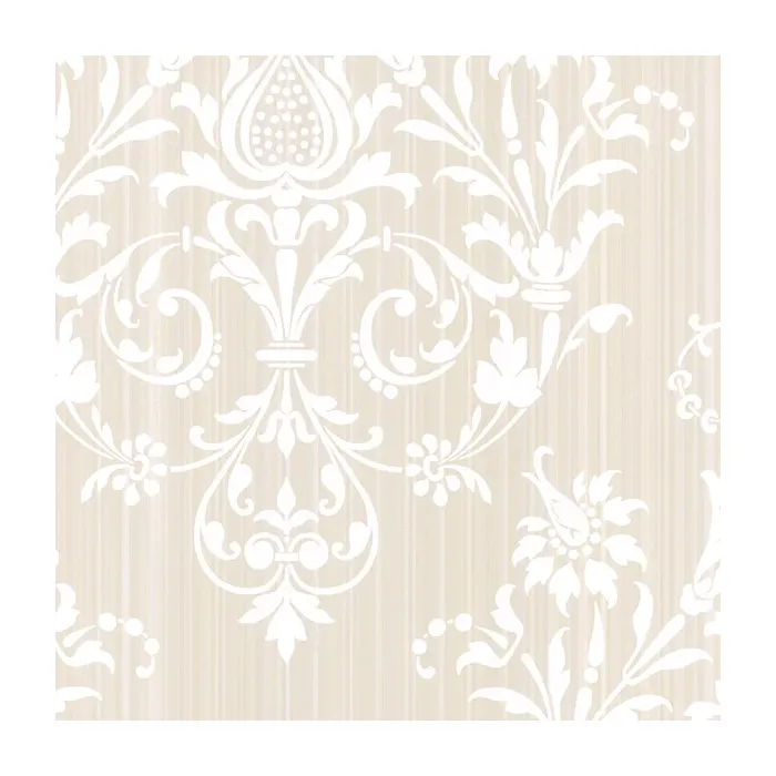 Constantine Wallpaper Pearl, Beige Norwall Wallcovering CS27364