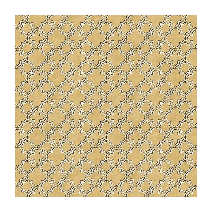 Velvet Mini Wallpaper Black, Metallic Gold Norwall Wallcovering CS35616