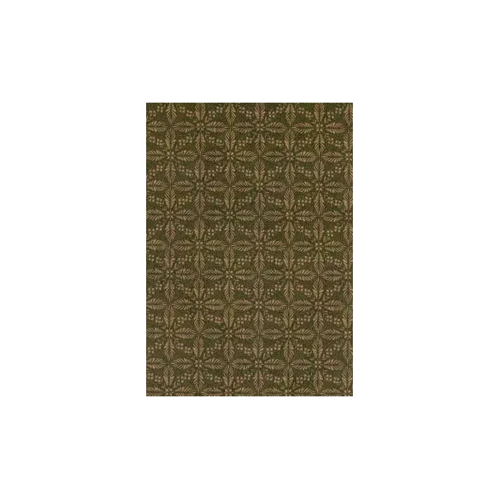Leaf Stencil Green Wallpaper