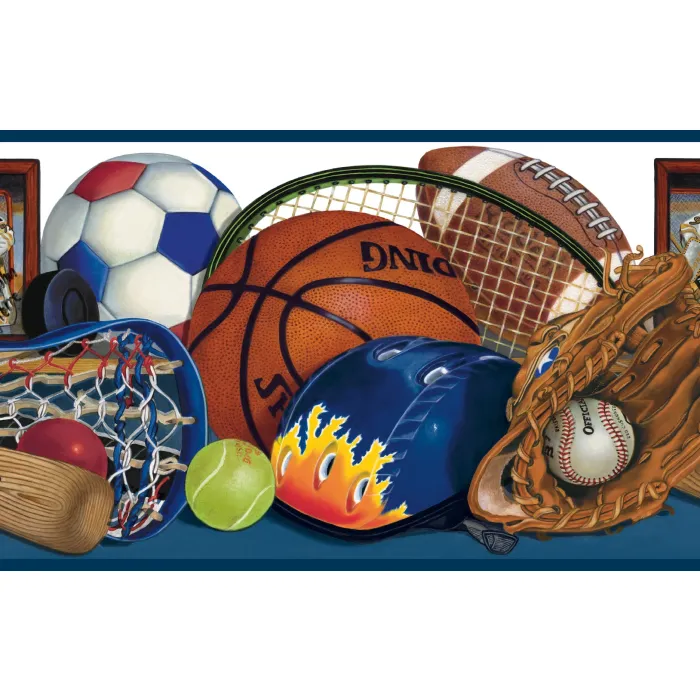 Doug Blue Sports Portrait Border Chesapeake BBC92211B