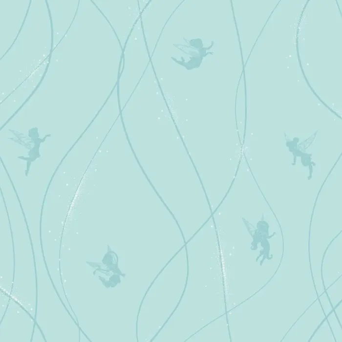 Walt Disney Kids Ii Tonal Fairy Stripe Wallpaper
