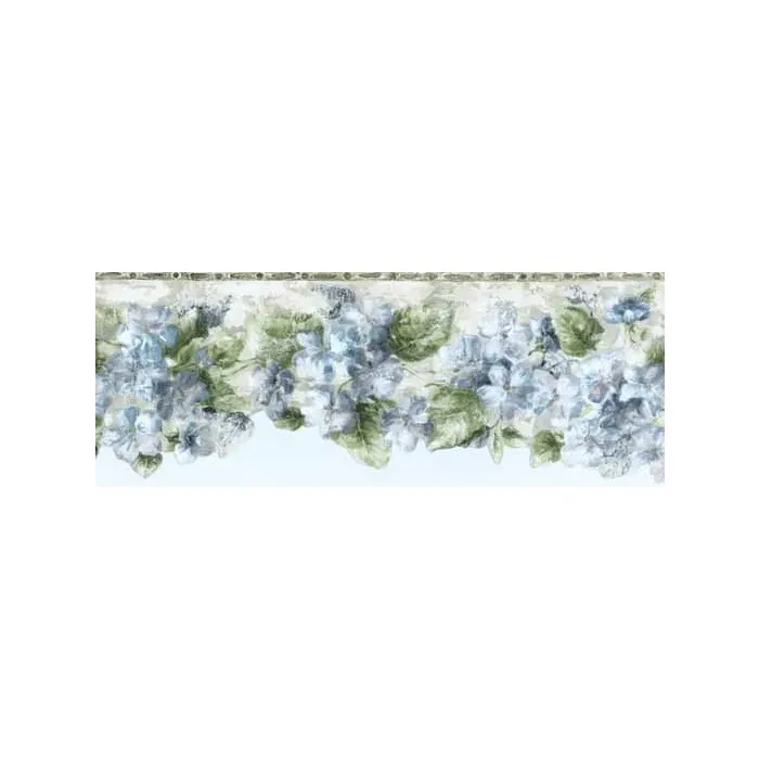 Die Cut Blue Wallpaper Border