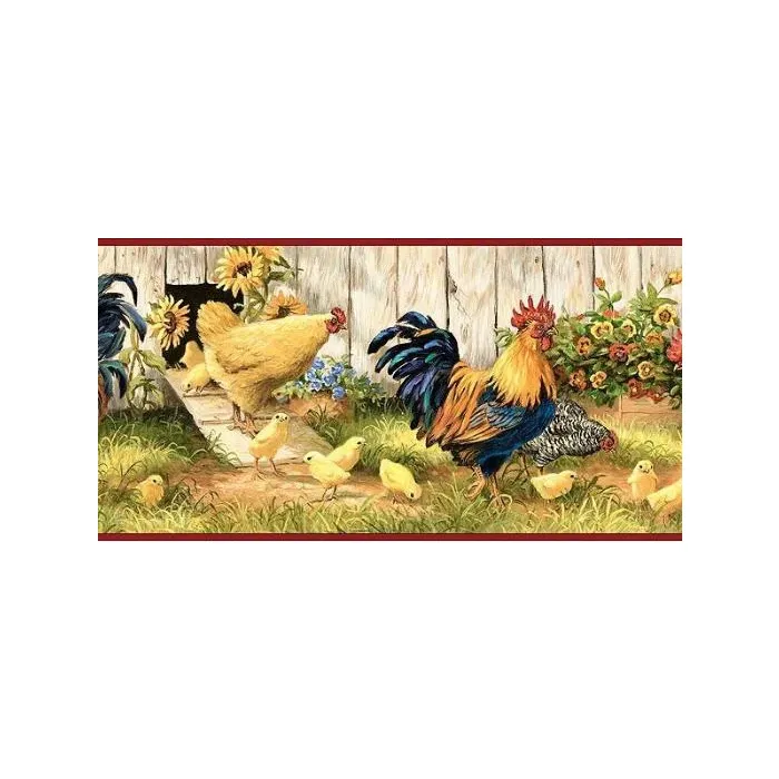 Hen House Wallpaper Border