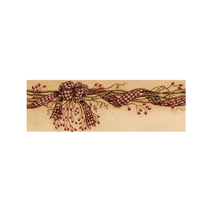 Rosehip Garland Wallpaper Border