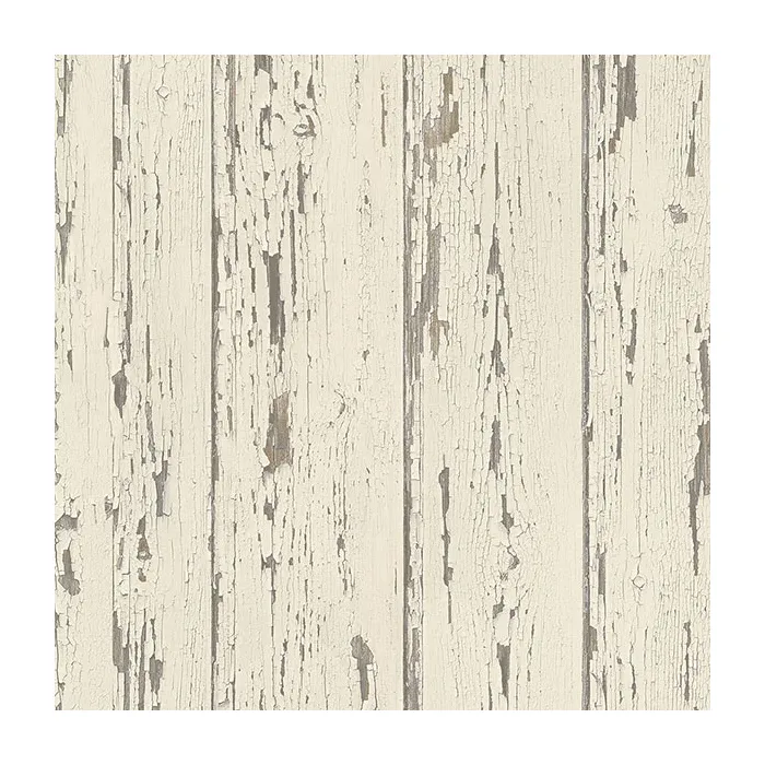 Shiplap Wallpaper Cream, French Vanilla, Brown Norwall Wallcovering FH37528