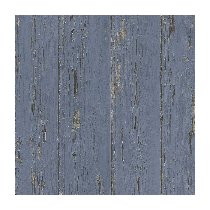 Shiplap Wallpaper Dark Blue, Lapis Lazuli, Indigo, Indigo Blue Norwall Wallcovering FH37531