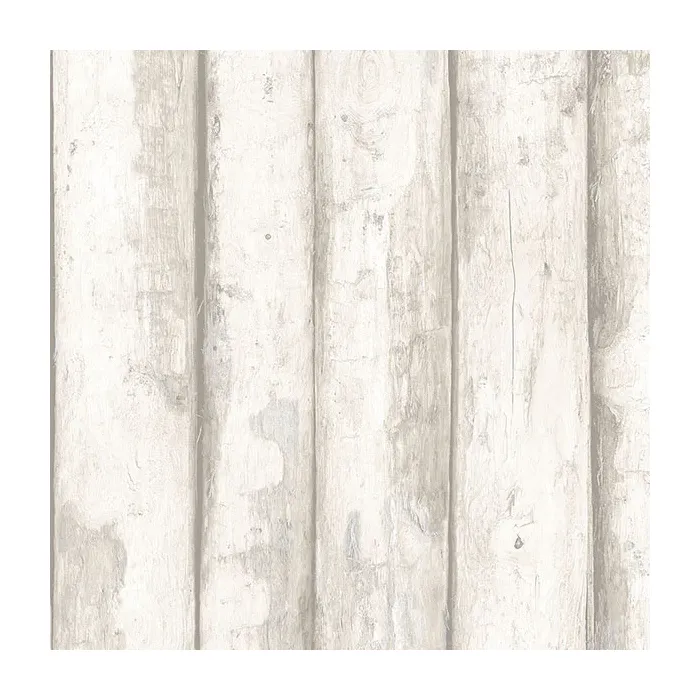 Log Cabin Wallpaper Beige Norwall Wallcovering FH37535